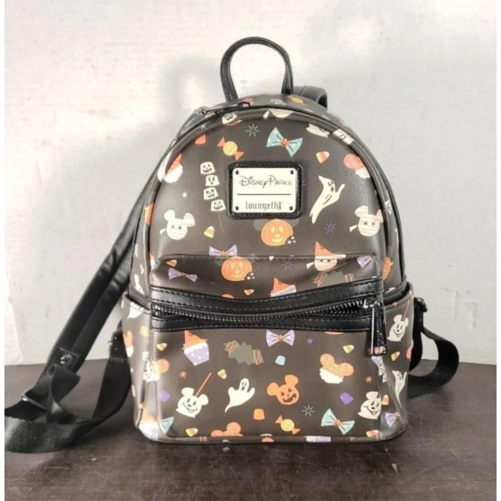 Disney Parks Loungefly‎ Halloween Mickey Mini Backpack – Rare Print!